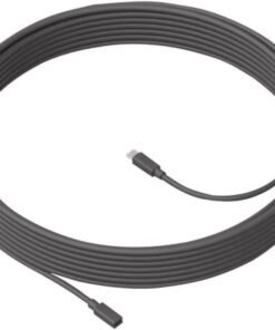 Logitech MeetUp Mic Extension Cable (950-000005) - 10 meters, Expansion Mic for MeetUp
