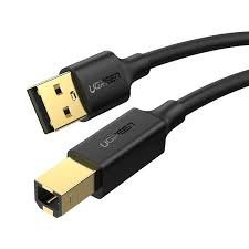 Ugreen USB 2.0 AM to BM Print Cable 5m (Black) – US135