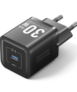Vention 1-port USB-C GaN Charger(30W) UK-Plug Black