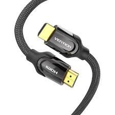 Vention Nylon Braided 4K Flat HDMI Cable 2M Zinc Alloy Type