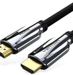 Vention Nylon Braided HDMI Cable 3M Black Metal Type