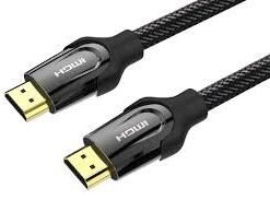 Vention Nylon Braided HDMI Cable 5M Black Metal Type