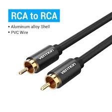 Vention RCA to RCA Audio Cable – Male to Male Coaxial Cable