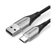 Vention USB 2.0 C Male to Male Cable 1M Black PVC Type