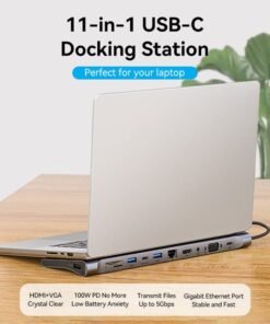 Alternative view of Vention USB-C Multi- Functional 11 in 1 Docking Station